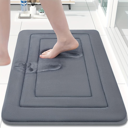 1pc Memory Foam Bath Mat