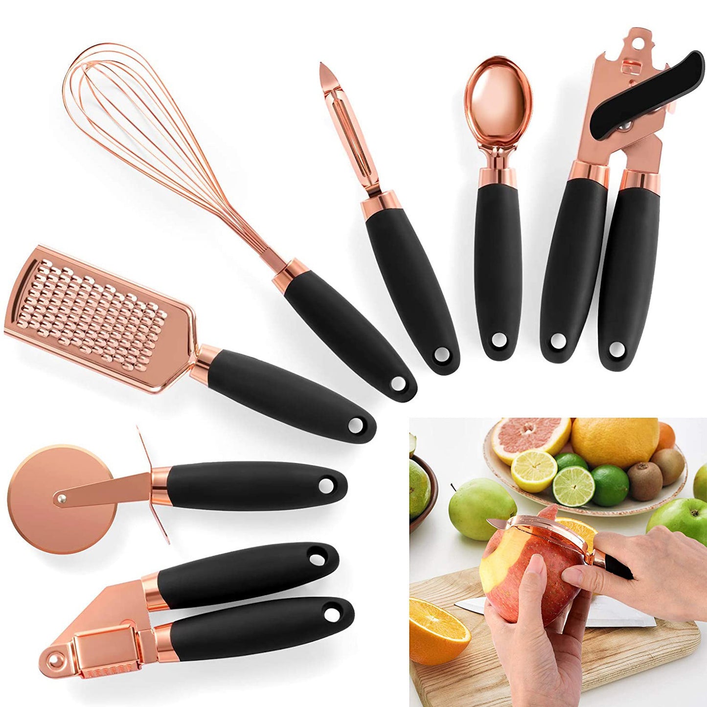 Stainless Steel Kitchen Gadgets 7 Piece Set