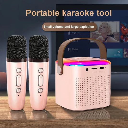 Microphone Karaoke Machine Bluetooth-compatible Speaker