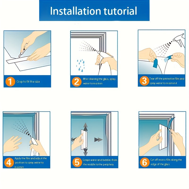 1pc Glass Sticker Insulation Film