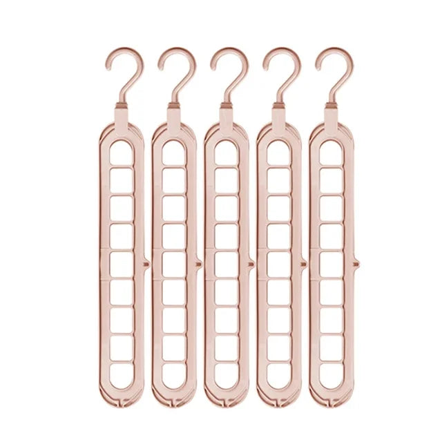 9 in 1  clothes hanger plastic multiport for storage