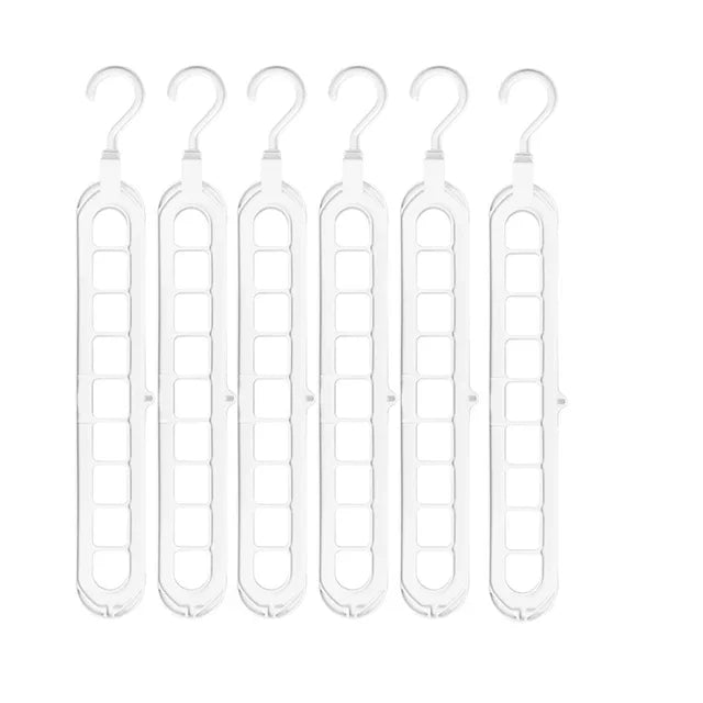 9 in 1  clothes hanger plastic multiport for storage